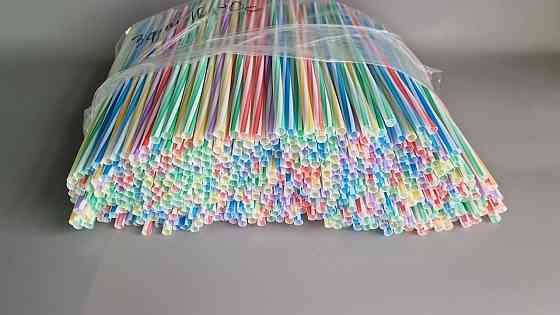 Трубочки широкі для напоїв d8-25см Гвинтові мікс (500 шт) Харків