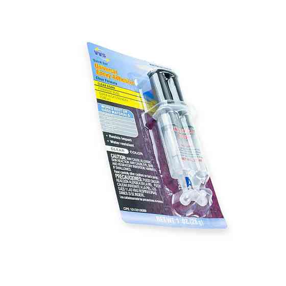 Клей двокомпонентний епоксидний VersaChem Plasstic пластик, скло сірий Мукачево