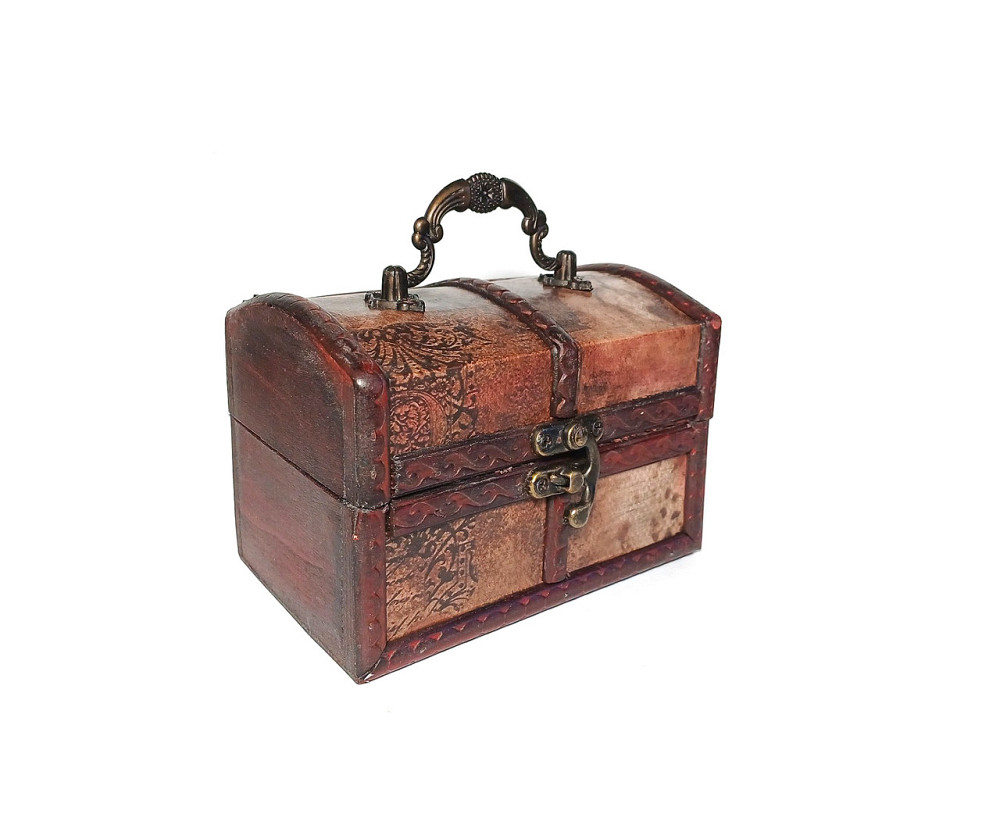 Скриня вінтажна дерев'яна Ретро Київ - фото 3