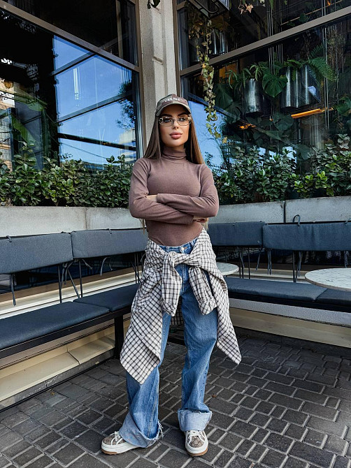 Женский теплый базовый боди из микрофлиса рuma Мокко, 46/48 Одесса - изображение 5