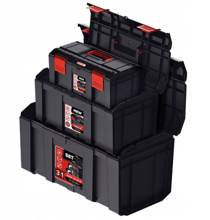 Набір ящиків для інструментів QBRICK REGULAR R-BOX SET: 19+16+13 (5901238253938) Київ