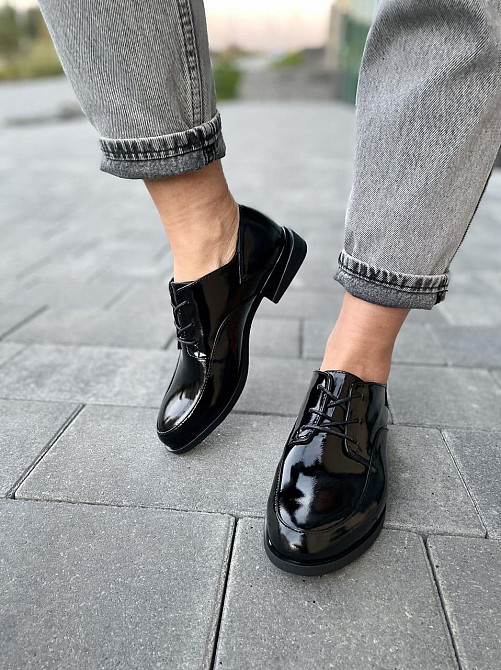 Виконт Туфлі жіночі VIKONT 70-47-42 чорні (весна-осінь, шкіра лакована) (4796) Коломия - фото 8