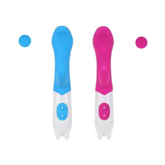 Вібратор кліторальний і точки G (7 режимів вібрації) - Блакитний - Вібратори Вінниця