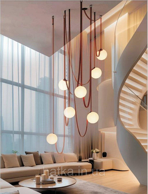 Дизайнерские подвесные треки - трансформеры Черный VALESO Композиция-7 Киев - изображение 2