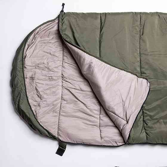 Lugi Всесезонний спальний мішок-ковдра з капюшоном 210х70 см Хакі LU-010 Коломия