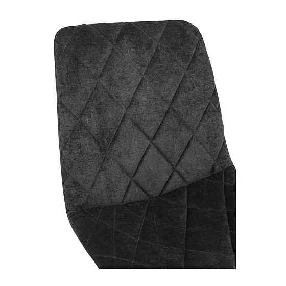 Стілець крісло барний м'який GarretDesign U Corduroy 465 високі ніжки Чорний Київ