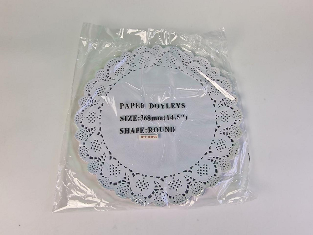 Салфетка ажурная Ф37 (100шт) белая (1 пачка) Харьков - изображение 1