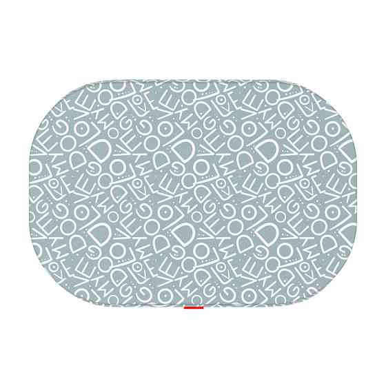 Лежанка для собак WAUDOG Relax, малюнок "Я люблю свою собаку", зі змінним чохлом, L, Ш 100 см, Д 70 см Вінниця