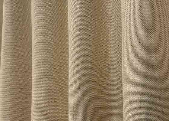 Комплект коротких штор VR-Textil Лен-блэкаут Лен Мешковина № 292ш Бежевый 130х170см 2 шт (35-0275) Киев