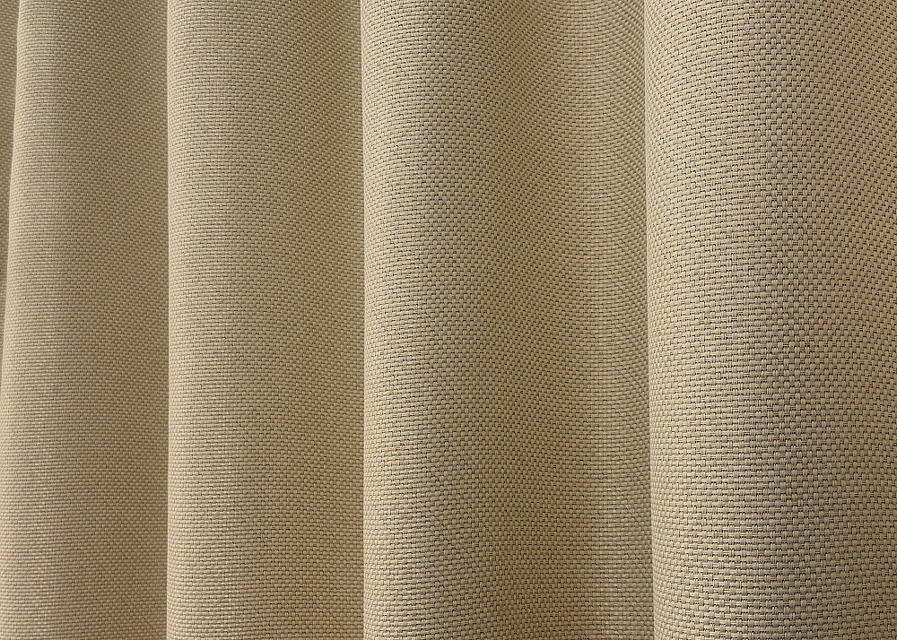 Комплект коротких штор VR-Textil Лен-блэкаут Лен Мешковина № 292ш Бежевый 130х170см 2 шт (35-0275) Киев - изображение 6