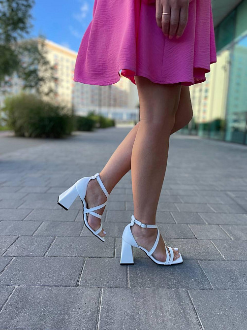 LIRIO Босоніжки жіночі білі LIRIO L0195 літні з натуральної шкіри / Шкіряні босоніжки на підбор Коломия - фото 7