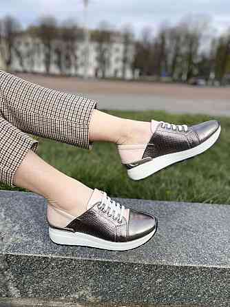 Sothby 's Кросівки жіночі Sothby 's K-810 темн.срібло+пудра (весна-осінь, шкіра натуральна) (33 Коломия