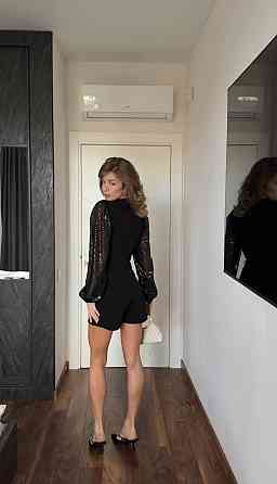 Жіночий стильний привабливий комбінезон із паєтками креп дайвінг 46/48 Одеса