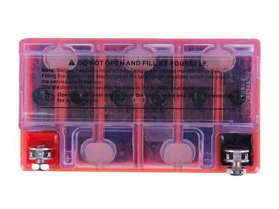 Аккумулятор 7АH-12N7-4B гелевый мотоцикл 137*77*124mm оранжевый Мукачево