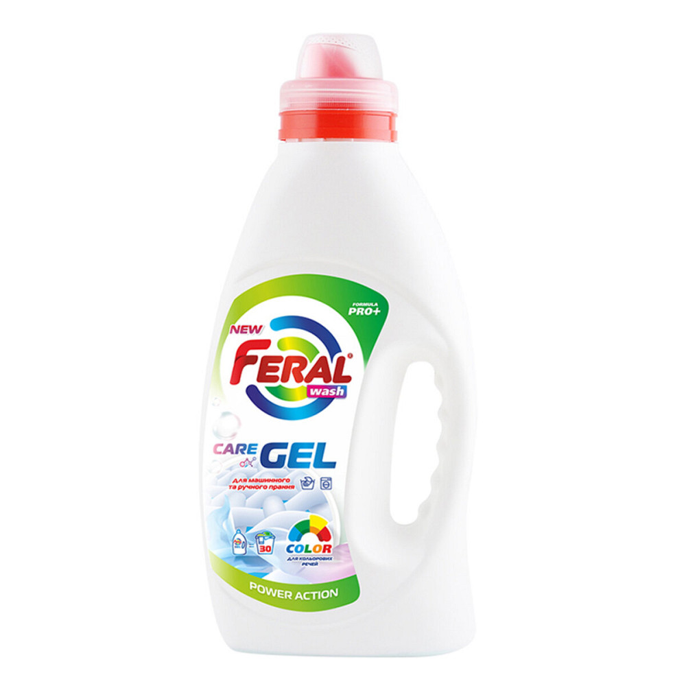 Жидкий порошок FERAL Color для цветных вещей 1.5л Київ - фото 1