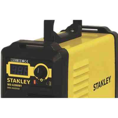 Зварювальний апарат Stanley інверторний 30-190 A, тривалість навантаження 20% (WD-A200IW1) Вінниця