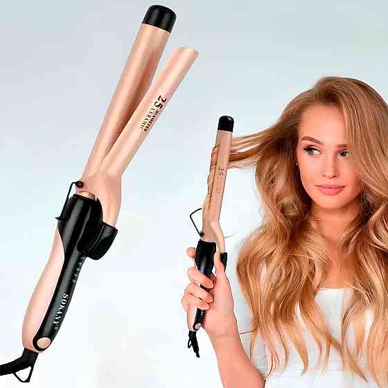 Плойка для завивки волос 25мм,160-400°С,от сети,CL-666-25 SBR Киев