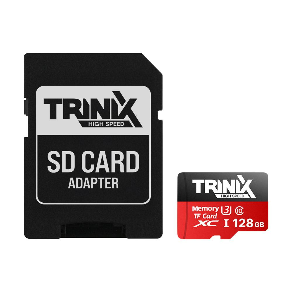 Карта пам’яті Trinix 128GB miсroSDXC з SD-адаптером U3 V30 A1 (90-00036) Киев - изображение 1