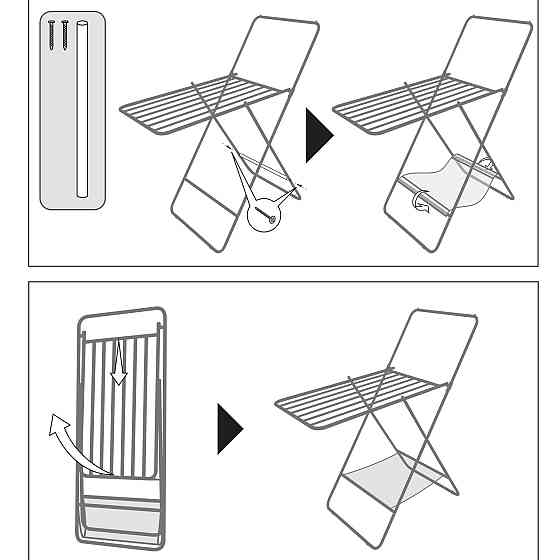 Сушарка для білизни підлогова Casa Si City 8m White (CS92282W04) Київ
