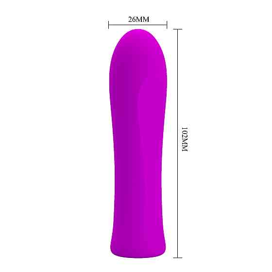 Мини-вибратор PRETTY LOVE Alfreda 12 режимов, розовый, 10.2 х 2.6 см Sex Aura Киев