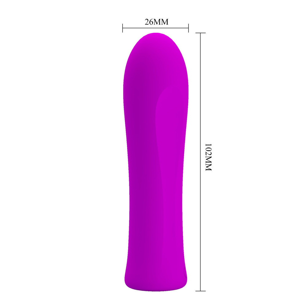 Мини-вибратор PRETTY LOVE Alfreda 12 режимов, розовый, 10.2 х 2.6 см Sex Aura Киев - изображение 6
