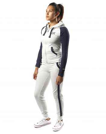 Спортивний костюм жіночий Leone White/Blue S Каменское