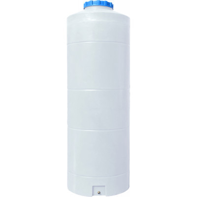 Ємність для води Пласт Бак вертикальна харчова 1000 л вузька біла (1210) Вінниця - фото 2