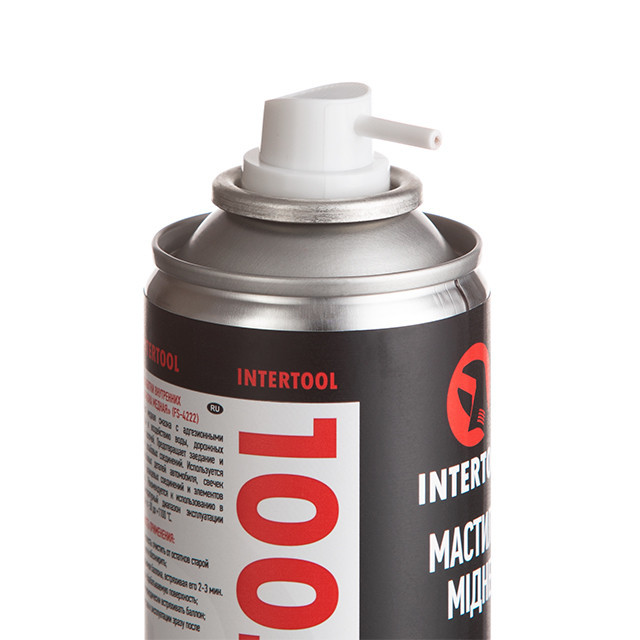Мастило мідне, аерозоль, 200 мл INTERTOOL FS-4222 Київ - фото 2