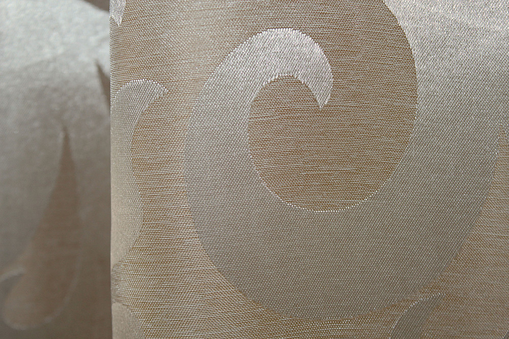 Комплект коротких штор VR-Textil жакард Вензель №416ш 130х170 см 2 шт Бежевий (35-0041) Київ - фото 6