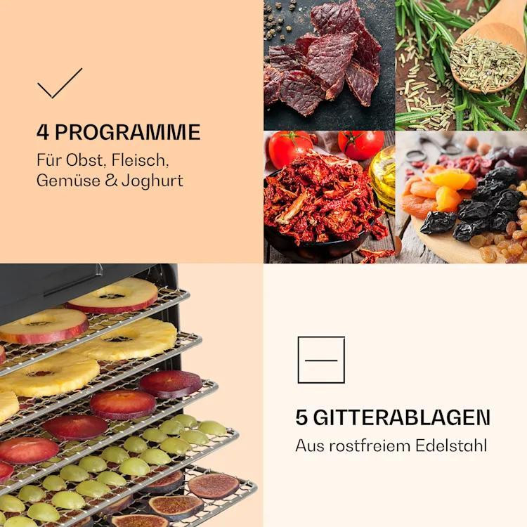 Дегідратор Florida Jerky Dörrautomat Klarstein Німеччина Рівне - фото 4