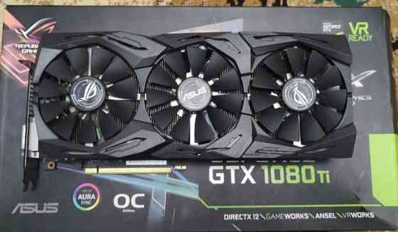 Відеокарта: ASUS GTX 1080Ti, STRIX 11 GB GDDR5X. Київ
