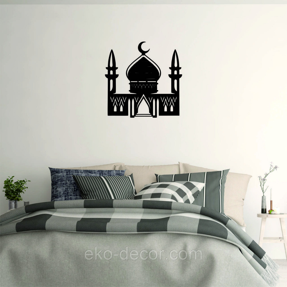 Декоративне настінне Панно «Іслам» Декор на стіну 70*70 см, Чорний Київ - фото 7