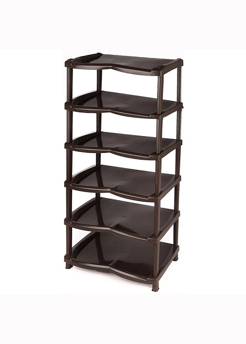 Полка для обуви коричневая 