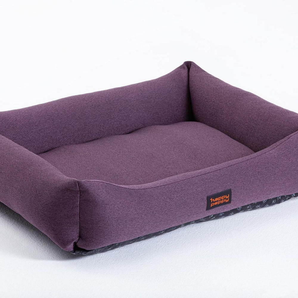 Лежак для собак и котов Happy Peppy (Хэппи Пеппи) Sofa Рогожка 80х120 см, Фиолетовый Запорожье - изображение 2