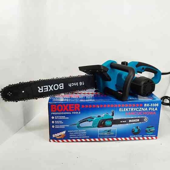Пила ланцюгова мережева 2200Вт 40см Boxer 3306-BX електропилка KF-66 Львів