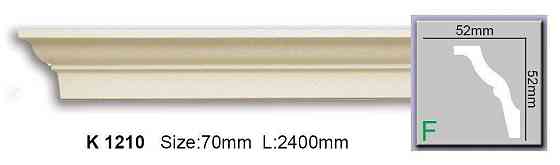 Карниз гладкий поліуретановий Harmony K 1210 Flexi Дніпро