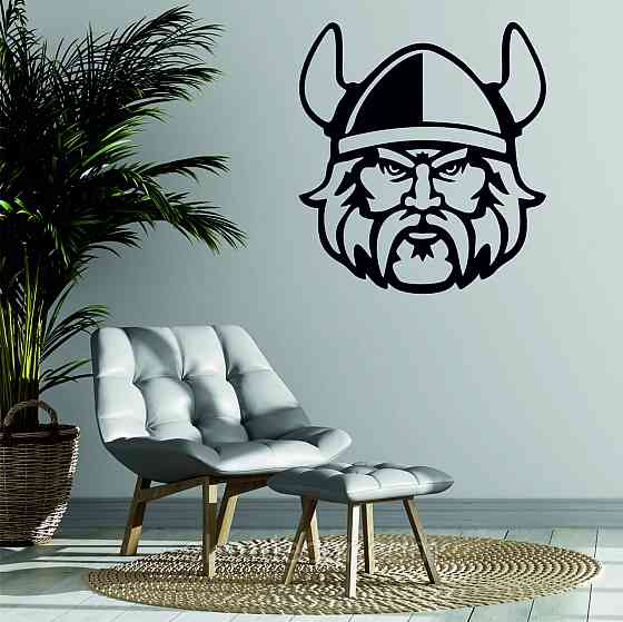 Декоративное настенное Панно «Викинг» Декор на стену 90*90 см, Черный Киев