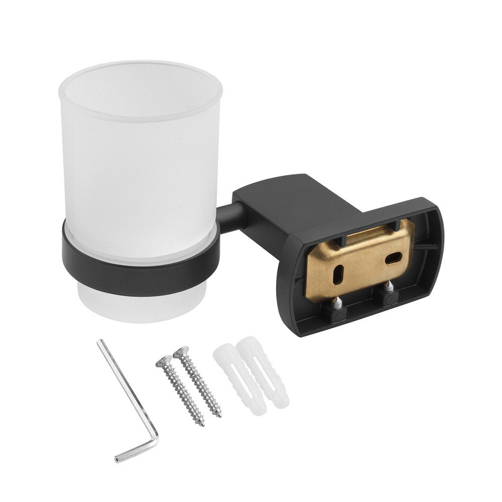 Стакан з тримачем для ванної кімнати Kroner KRP Graz — GRP95602 Київ - фото 3