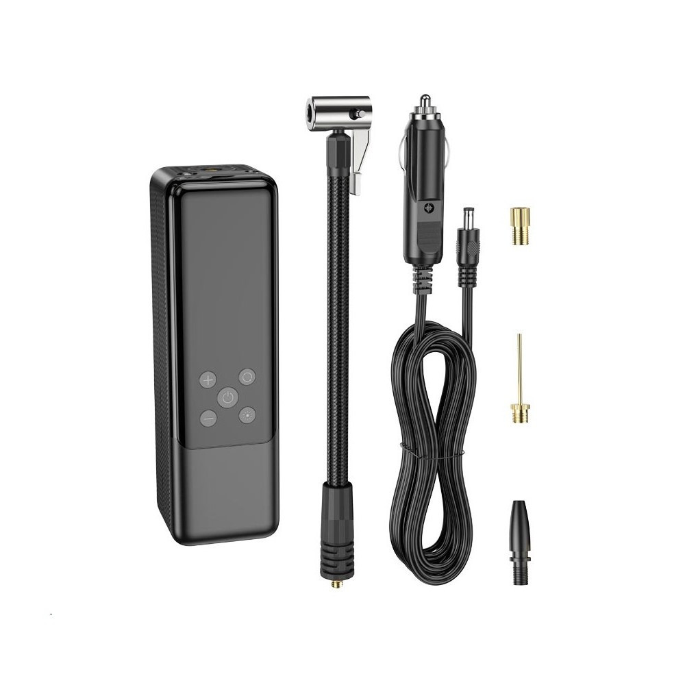 Автомобільний насос HOCO ZP5 May smart air pump Black Київ - фото 1
