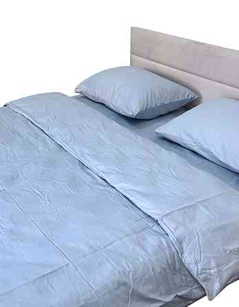 Ecotton Простирадло на резинці Ecotton 120х200 см із сатину (арт. 14-4206 Pearl Blue) світло-бл Коломия