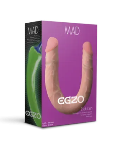 Двосторонній фалоімітатор "FLEX&FIX" EGZO DL002F Sex Aura Київ - фото 2