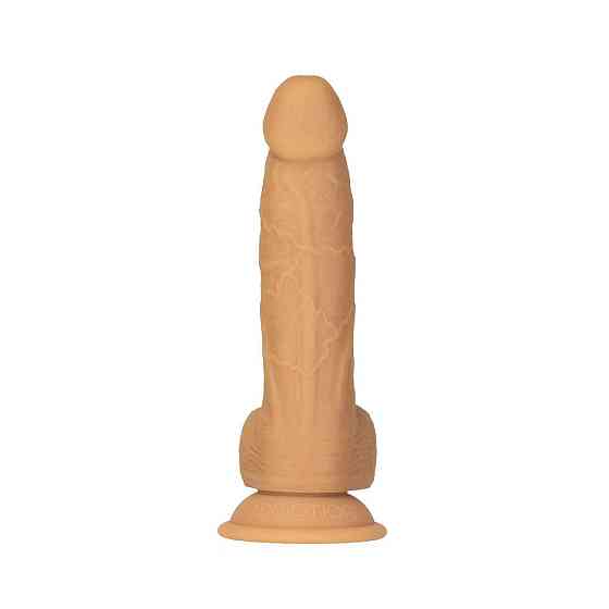 Фаллоимитатор ADDICTION Dual Density Silicone Dildo Caramel 8″, присоска, диаметр 4,3 см, вибропуля Sex Aura Киев