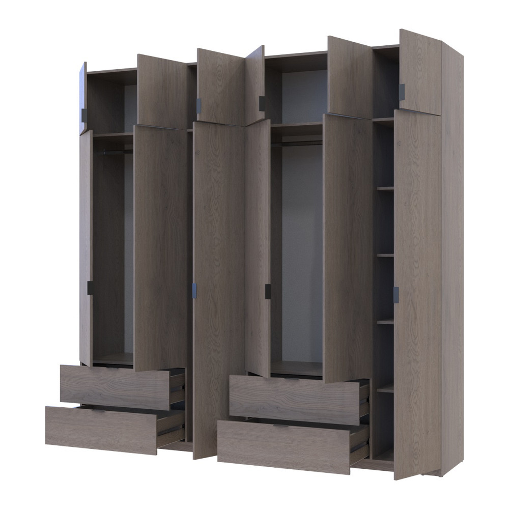 Комплект шкафов для одежды Doros Лукас (2 шт.) 240х50х240 см Канноло (DRS-011850) Львов - изображение 3