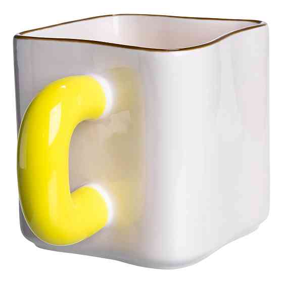 Yiwu Порцелянова чашка "Губка Боб" з магнітним декором 500 мл, Кружка дитяча чашка із порцеляни Коломыя