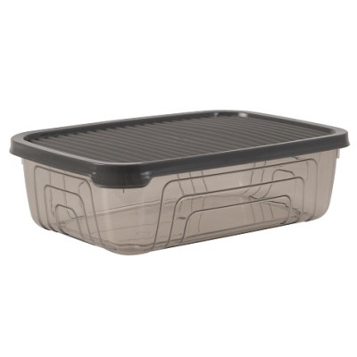 Пищевой контейнер Herevin Bowl Grey прямокутний 1.05 л (161332-012) Вінниця - фото 1