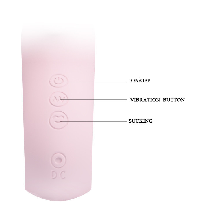 Вібратор - Romance Massage Sucking Vibrator Pink Sex Aura Київ - фото 7