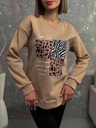 Теплий жіночий світшот "Savage" | Норма і батал Київ