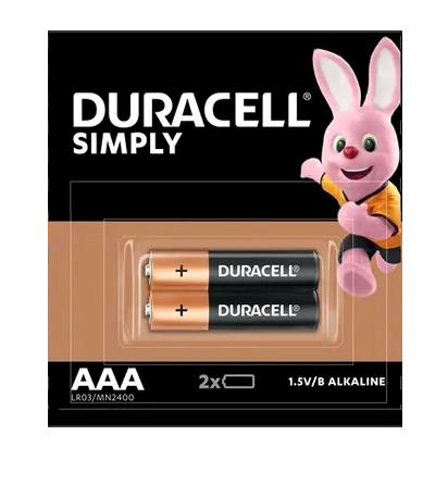 Батарейка Duracell AAA 1.5В для пультов и игрушек Киев