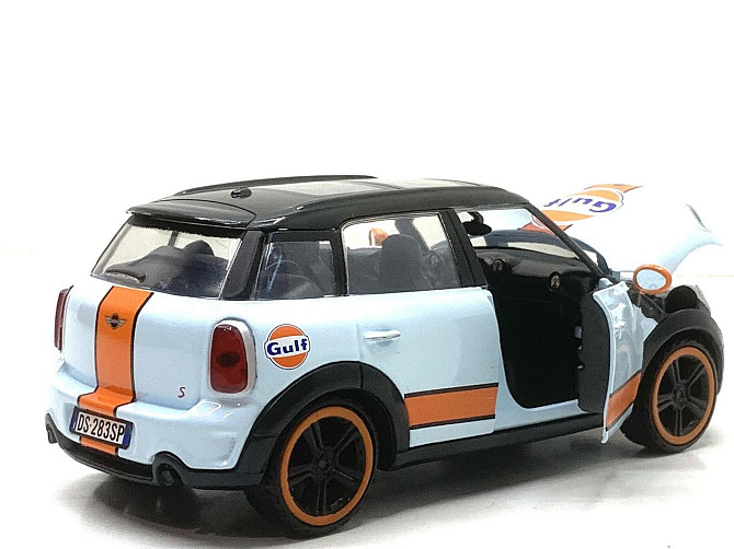 Машина Автосвіт MINI COOPER інерційна відкриваються двері та капот 17 см 1:24 Блакитна (AP-1899) Чернігів - фото 4