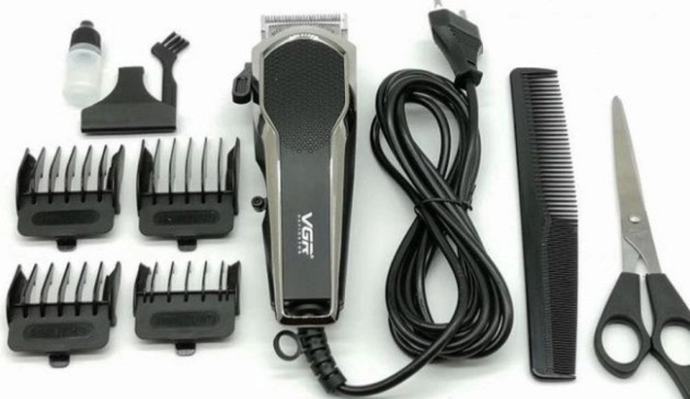 Машинка для стрижки VGR V-130 провідна професійна зі змінними насадкам Харків - фото 1